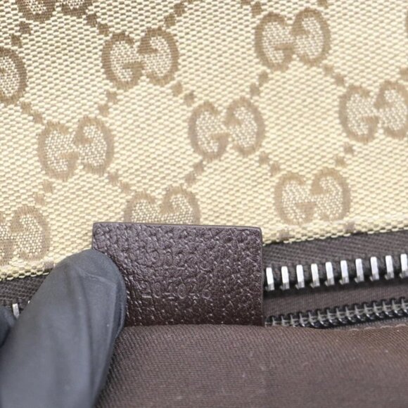 Gucci Backpack Beige Supreme Coated Canvas GG Monogram Web READ - Picture 8 of 15
